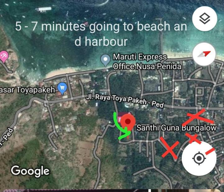 Santhi Guna Bungalow Toyapakeh Exteriér fotografie